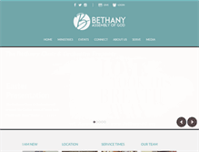 Tablet Screenshot of bethany-ag.org